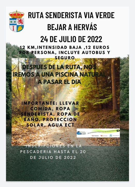 Imagen 24 de Julio - Ruta senderista Vía Verde: Béjar a Hervás