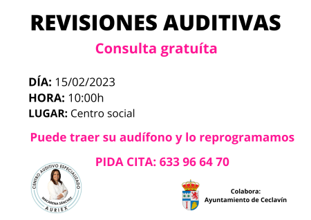 Imagen 15 de Febrero - Revisiones auditivas, consulta gratuita.