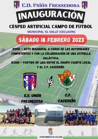 Imagen 18 de Febrero - Inauguración campo de futbol.