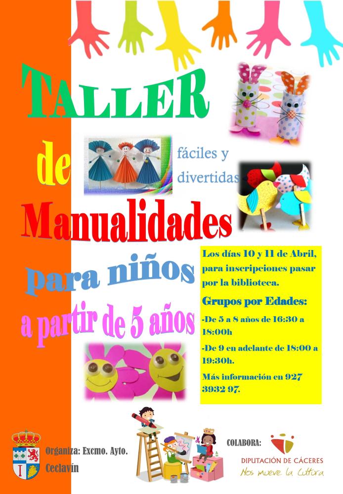 Imagen 10 y 11 de Abril - Taller de Manualidades para niños