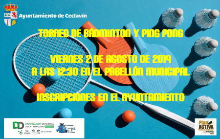 Imagen 2 de Agosto - Torneo de bádminton y ping pong