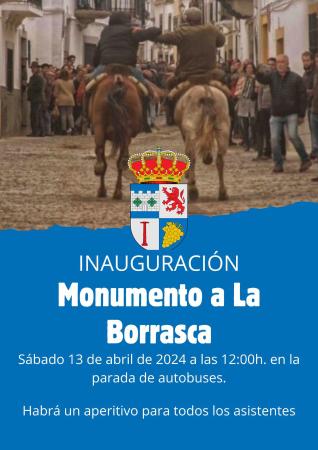 Imagen 13 de Abril - Inauguración del monumento dedicado a las “Fiestas de la Borrasca”