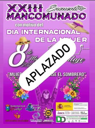 Imagen Aplazamiento del XXIII encuentro mancomunado de Portaje