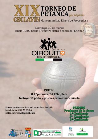 Imagen 30 de Marzo - XIX TORNEO DE PETANCA MANCOMUNADO EN CECLAVÍN