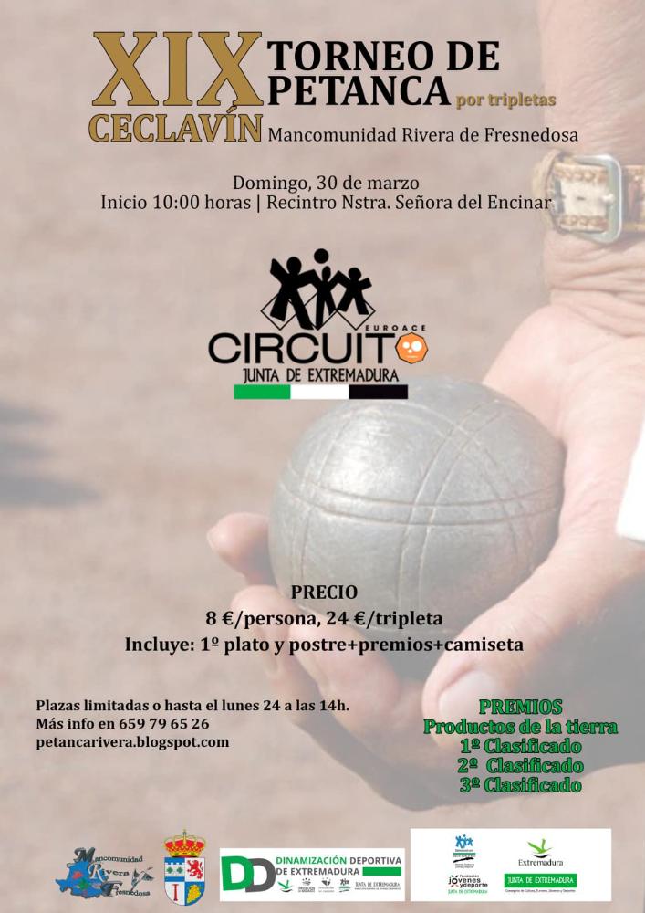 Imagen 30 de Marzo - XIX TORNEO DE PETANCA MANCOMUNADO EN CECLAVÍN