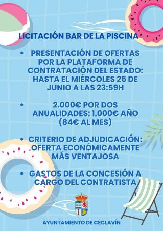 Imagen Licitación el Bar de la Piscina