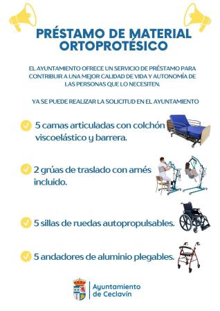 Imagen Entrada en vigor de la ORDENANZA DE PRÉSTAMO DE MATERIAL ORTOPROTÉSICO