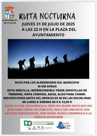 Imagen 31 de Julio - Ruta nocturna