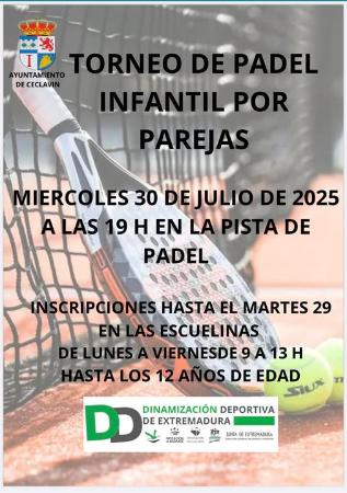 Imagen 30 de Julio - Torneo de Pádel infantil por parejas