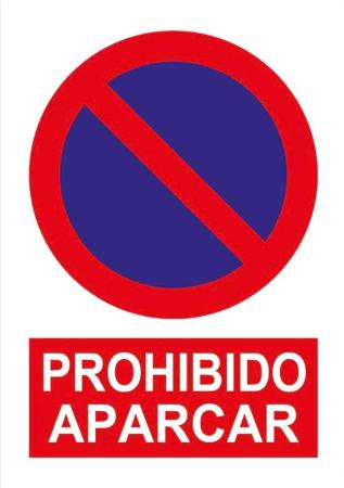 Imagen AVISO. Prohibido aparcar