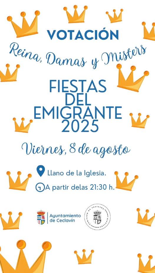 Imagen 8 de Agosto - Votación Reina, Damas y Misters