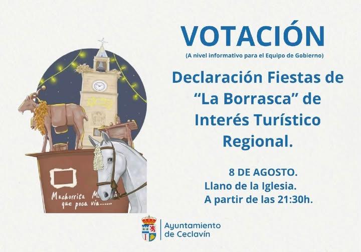 Imagen VOTACIÓN (a nivel informativo para el Equipo de Gobierno) PARA SEGUIR CON EL EXPEDIENTE DE DECLARACIÓN DE LAS FIESTAS DE LA BORRASCA DE INTERÉS TURÍSTICO REGIONAL