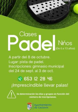 Imagen Clases de PÁDEL