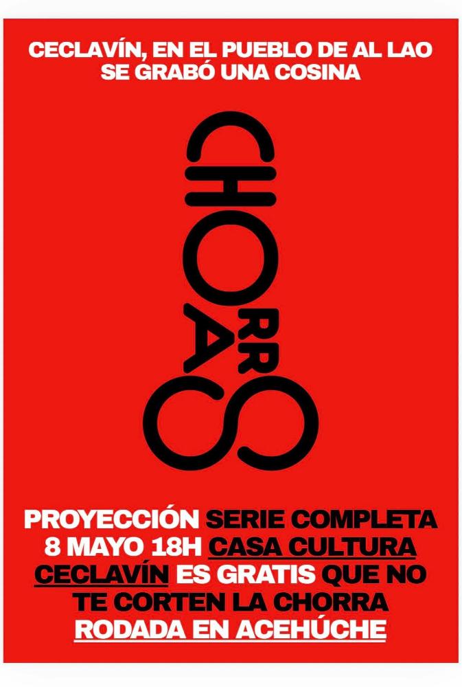 Imagen 8 de Mayo - PROYECCIÓN SERIE “CHORRAS”.