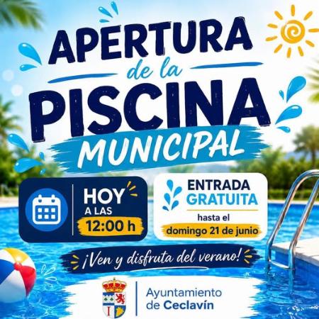 Imagen 16 de Junio - Apertura de piscina municipal