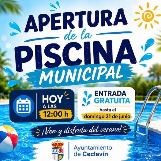 Imagen 16 de Junio - Apertura de piscina municipal