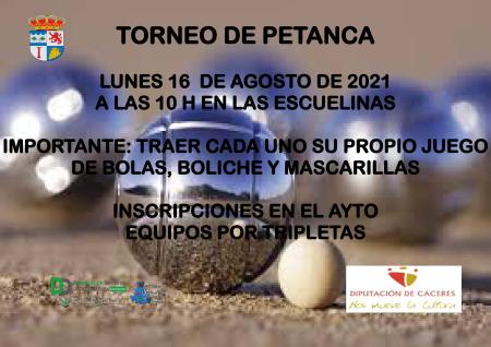 Imagen 16 de Agosto - Torneo de petanca